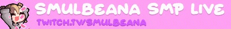 Smulbeana SMP banner Smulbeana SMP Minecraft server banner