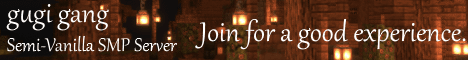 gugi gang banner gugi gang Minecraft server banner