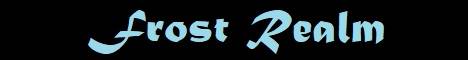 Frost Realm banner Frost Realm Minecraft server banner