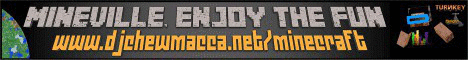 Mineville banner Mineville Minecraft server banner