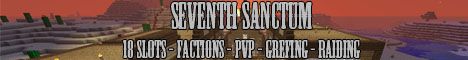 Seventh Sanctum PvP banner Seventh Sanctum PvP Minecraft server banner