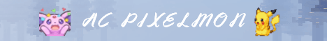 AC Pixelmon banner AC Pixelmon Minecraft server banner