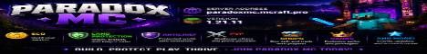 Paradox MC banner Paradox MC Minecraft server banner