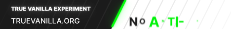 True Vanilla Experiment banner True Vanilla Experiment Minecraft server banner