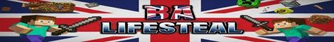 BA Lifesteal banner BA Lifesteal Minecraft server banner