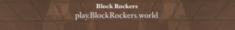 Block Rockers banner Block Rockers Minecraft server banner
