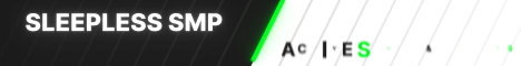 Sleepless SMP banner Sleepless SMP Minecraft server banner