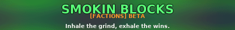 SmokinBlocks banner SmokinBlocks Minecraft server banner