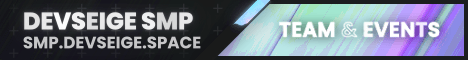 DevSeige SMP banner DevSeige SMP Minecraft server banner