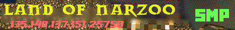 The Land of Narzoo banner The Land of Narzoo Minecraft server banner
