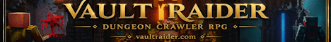 Vault Raider RPG banner Vault Raider RPG Minecraft server banner