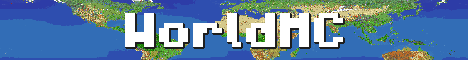 WorldMC banner WorldMC Minecraft server banner