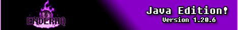 EnderHQ banner EnderHQ Minecraft server banner
