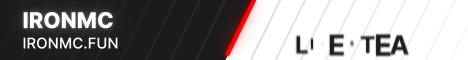 IRONMC banner IRONMC Minecraft server banner