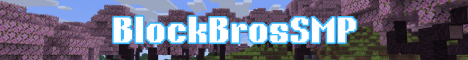 BlockBrosSMP banner BlockBrosSMP Minecraft server banner