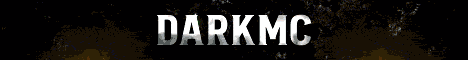 DarkMC banner DarkMC Minecraft server banner