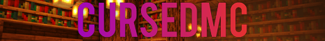 CursedMC banner CursedMC Minecraft server banner