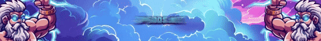 OPGods banner OPGods Minecraft server banner