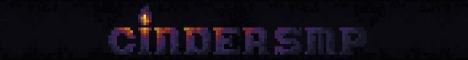 Cinder SMP banner Cinder SMP Minecraft server banner