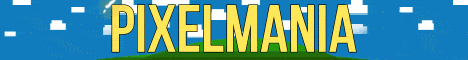 PixelMania banner PixelMania Minecraft server banner