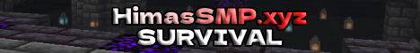 Himas SMP banner Himas SMP Minecraft server banner