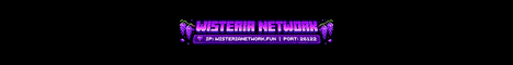 wisterianetwork banner wisterianetwork Minecraft server banner