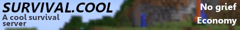 survival.cool banner survival.cool Minecraft server banner