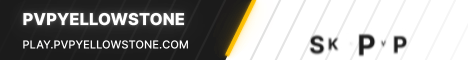 SkyPvP YellowStone banner SkyPvP YellowStone Minecraft server banner