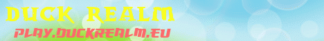Duck Realm banner Duck Realm Minecraft server banner