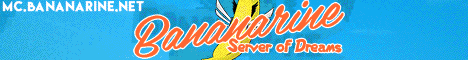 Bananarine banner Bananarine Minecraft server banner