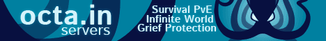 Octain (Survival PvE) banner Octain (Survival PvE) Minecraft server banner
