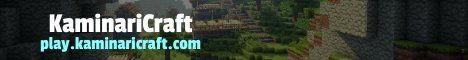 KaminariCraft banner KaminariCraft Minecraft server banner