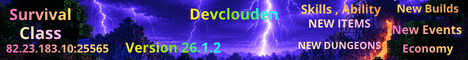 devclouden banner devclouden Minecraft server banner