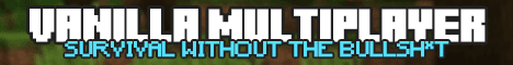 Vanilla Multiplayer banner Vanilla Multiplayer Minecraft server banner