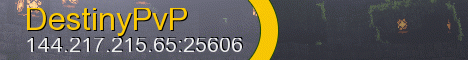 DestinyPvP banner DestinyPvP Minecraft server banner