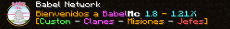 BabelMC Network banner BabelMC Network Minecraft server banner