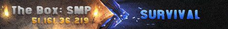 The Box SMP banner The Box SMP Minecraft server banner