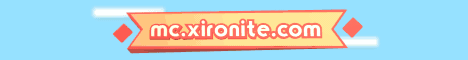 Xironite banner Xironite Minecraft server banner