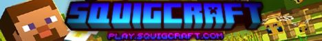 SquigCraft SMP banner SquigCraft SMP Minecraft server banner