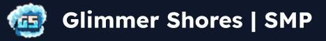 Glimmer Shores banner Glimmer Shores Minecraft server banner