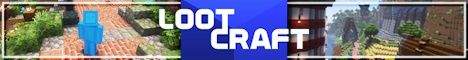 Lootcraft banner Lootcraft Minecraft server banner
