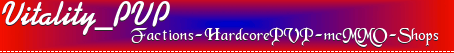 Vitality_PVP banner Vitality_PVP Minecraft server banner