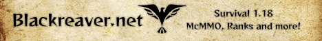 Blackreaver banner Blackreaver Minecraft server banner