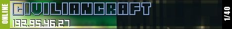 CivilianCraft banner CivilianCraft Minecraft server banner