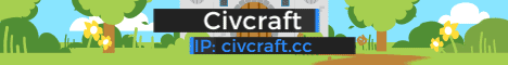 CivCraft banner CivCraft Minecraft server banner