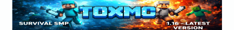 TOXMC banner TOXMC Minecraft server banner