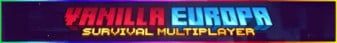 Vanilla Europa banner Vanilla Europa Minecraft server banner