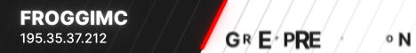 froggiMC banner froggiMC Minecraft server banner