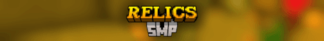 Relics SMP banner Relics SMP Minecraft server banner