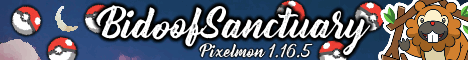 Bidoof Sanctuary banner Bidoof Sanctuary Minecraft server banner